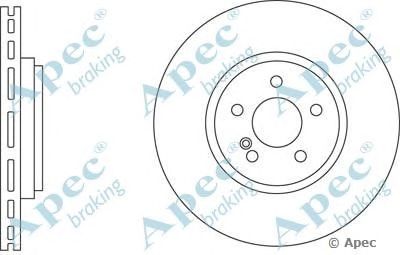 APEC BRAKING dsk2738 -  Тормозной диск